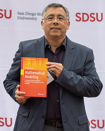 Antonio Palacios with book