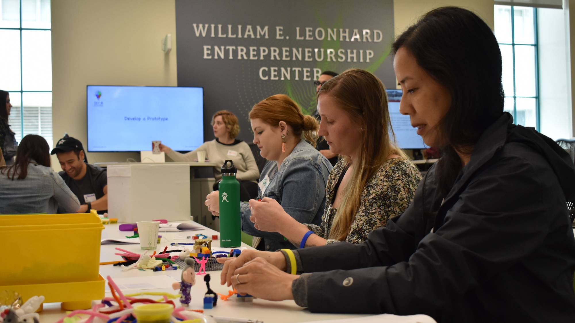 Students participate in an Idea Lab workshop