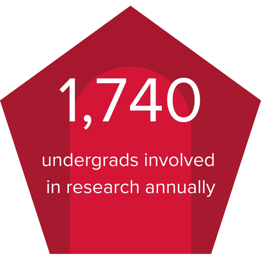 1,740 undergrads involved in research