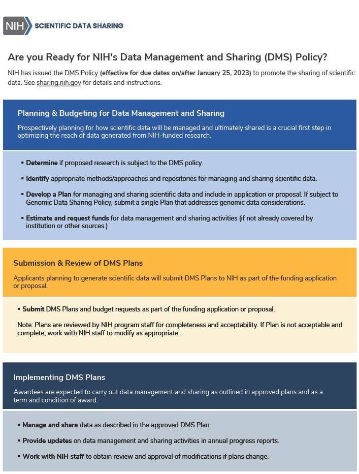 3 key steps to implement the DMS Policy