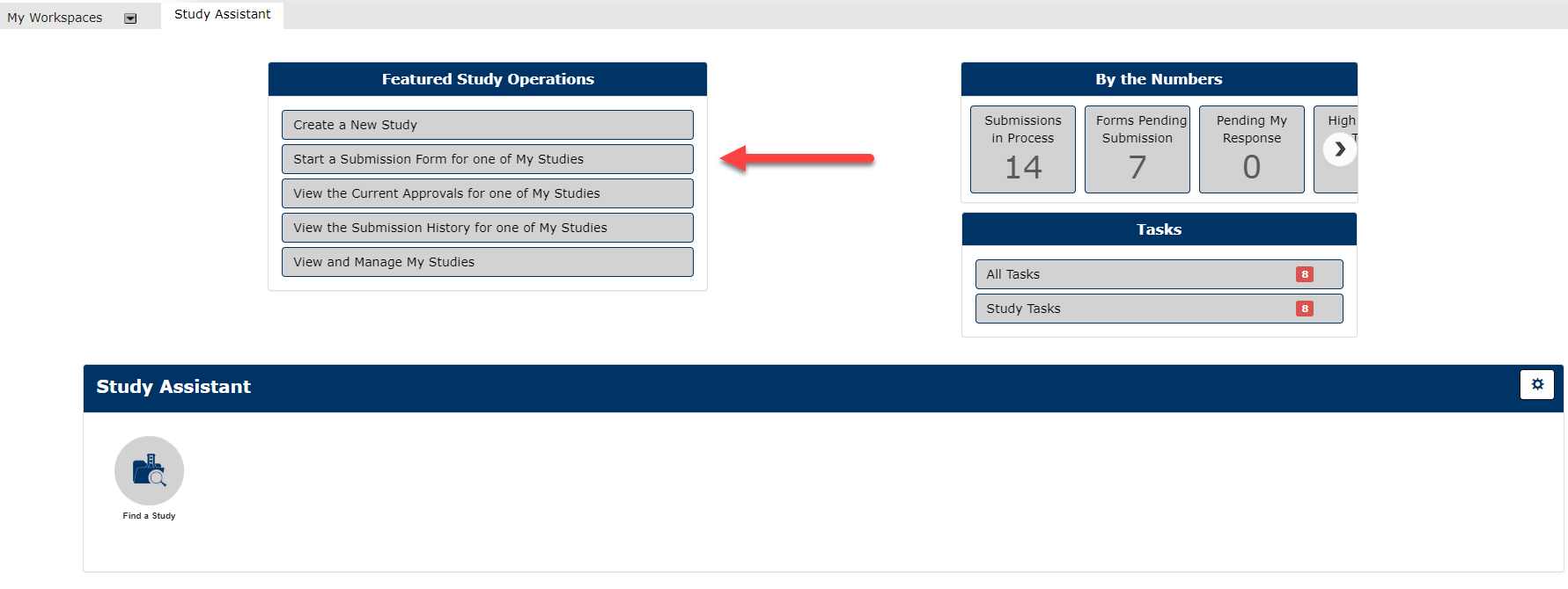 IRB Amendment Form Step 1