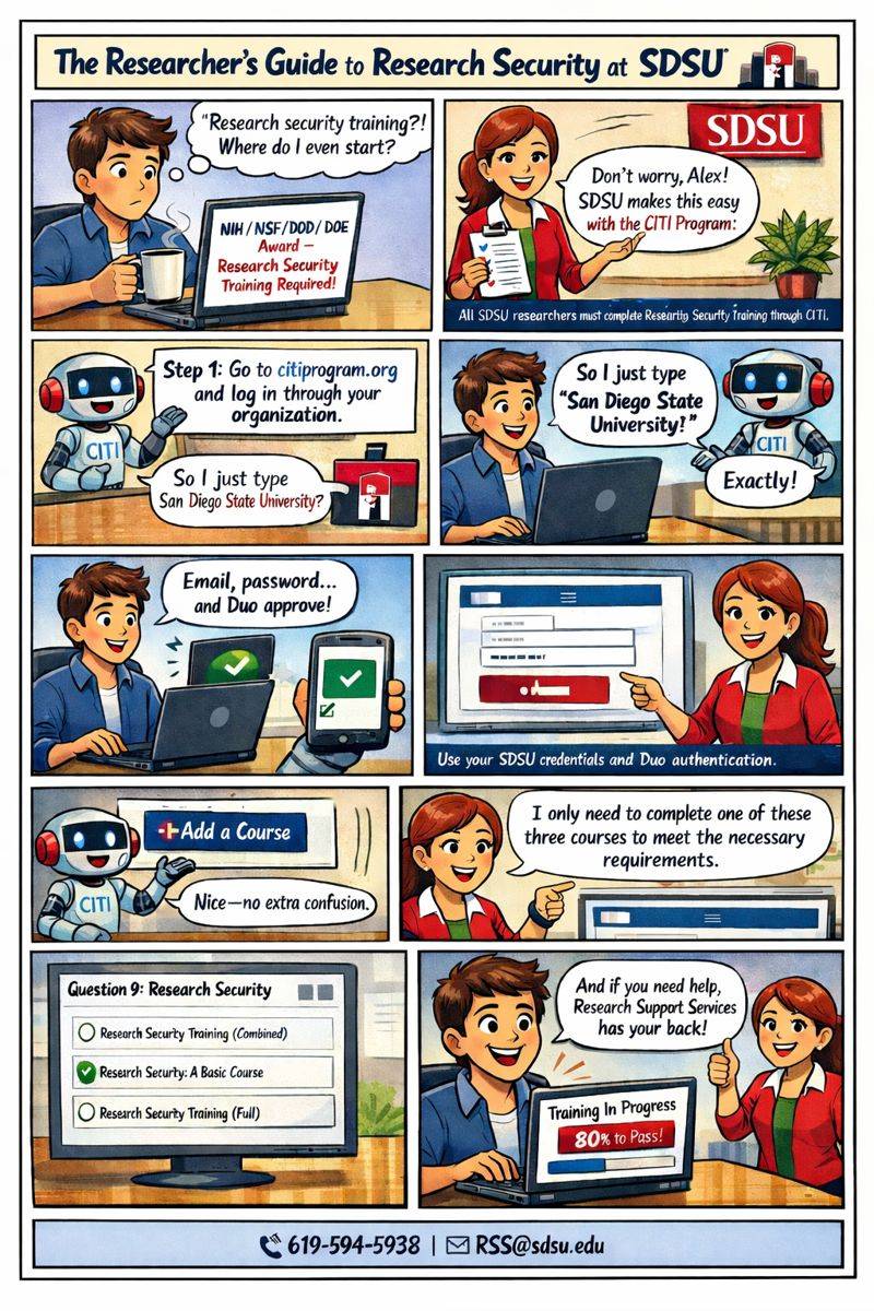 Instructions for Accessing Research Security Training