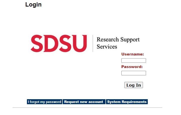 SDSU iMedRIS Login Steps