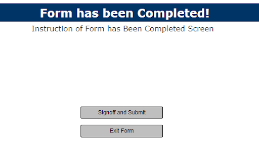 Study Submission Step 5
